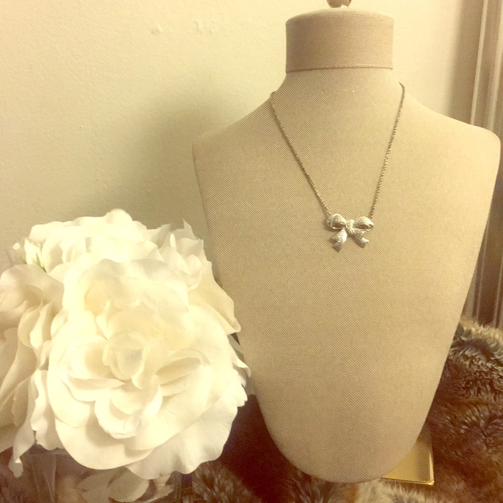 Crystal Bow Pendant